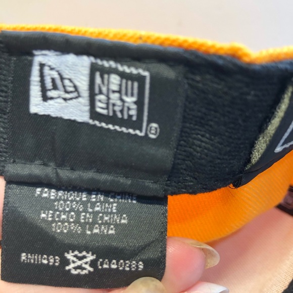 Pittsburgh Pirates New Era 59FIFTY Fitted Hat - Gold Black 7 1/8 MLB Wool - Picture 15 of 15